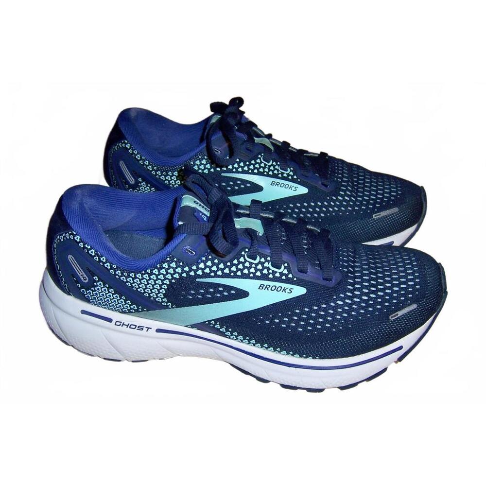 Women's Brooks Ghost 14 Running Shoes Peacoat - US 7.5 M - Picture 2 of 9
